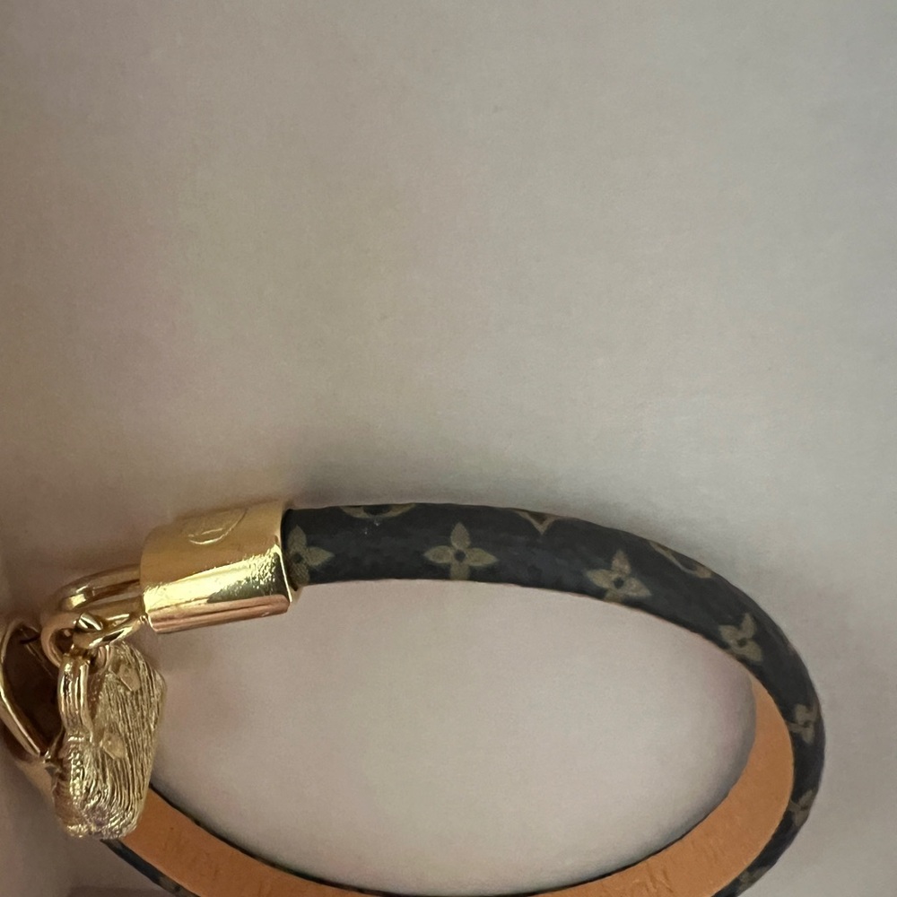 Authentic Louis Vuitton Monogram and purse design bracelet. Never worn!